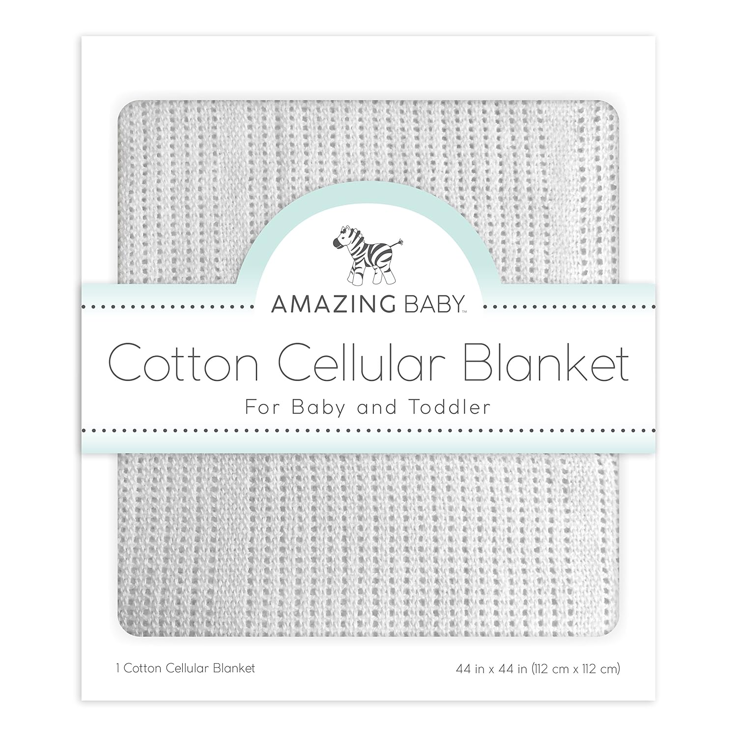 white cellular blanket