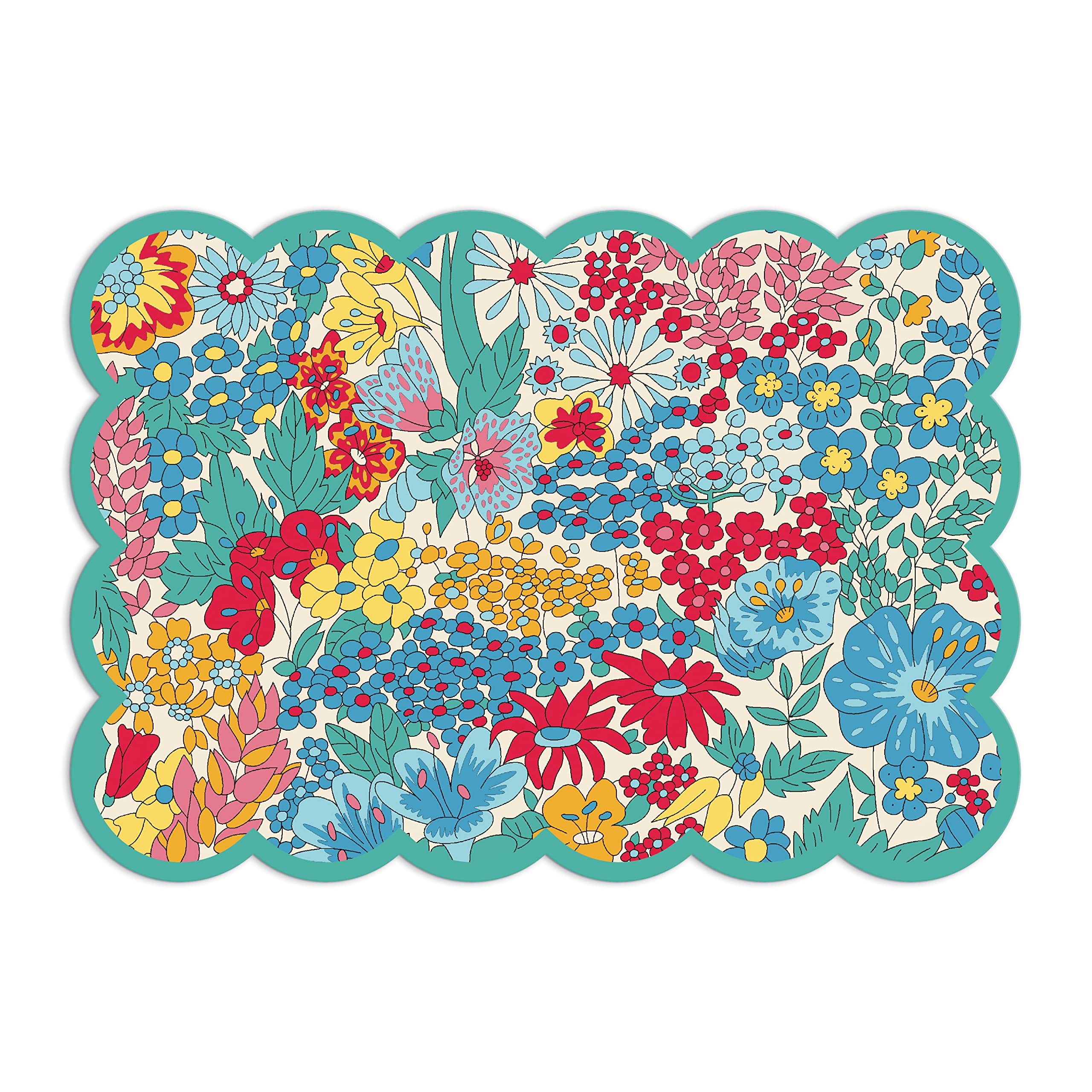 Galison Liberty Scalloped Shaped Notecard Set