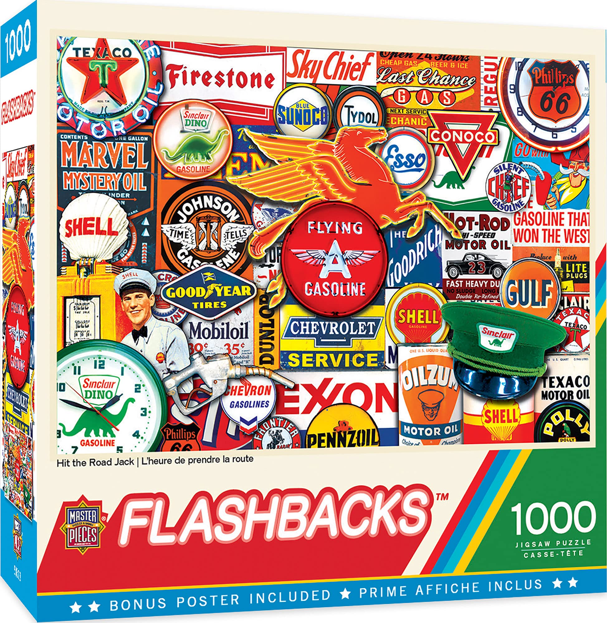MasterPieces - 1000 Piece Jigsaw Puzzle, Hit the Road Jack, Fun for Adults, Family, Kids, Non-Glare Finish, 19.25" x 26.75" โ image 1