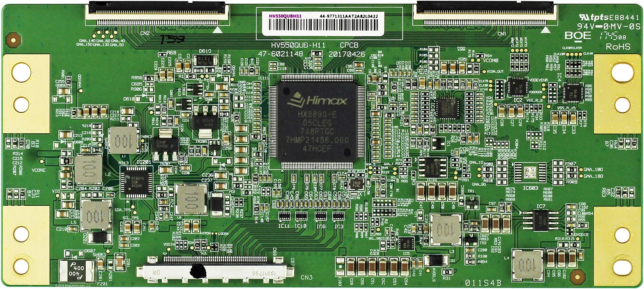 Element HV550QUBH11 T-Con Board