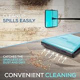 TDBS Manual Carpet Cleaner Sweeper with Detachable Cleaning Comb view 2