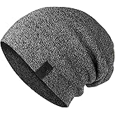 Warm Slouchy Beanie Hat - Deliciously Soft Daily Beanie in Fine Knit