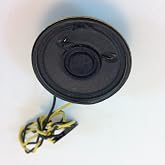 ECS Elitegroup 1 1/2" Round Replacement Speaker with 12" Leads, Button Magnet.1 WATTS @ 8 OHMS
