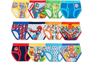 Marvel boys Toddler Spiderman & Superhero Friends Exclusive 12-pk Avent Box of Briefs Perfect for Gifting & Potty Training