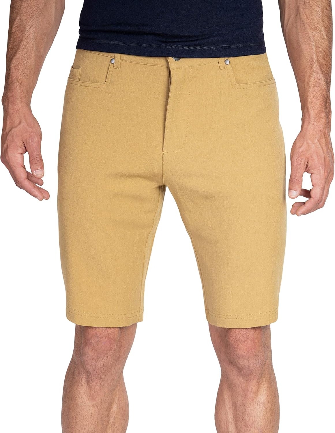 Woolly Clothing Men's Merino Wool Longhaul Shorts at  Men’s Clothing store