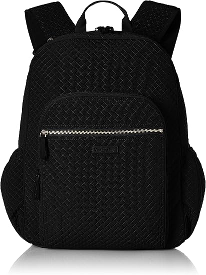 vera bradley black campus backpack