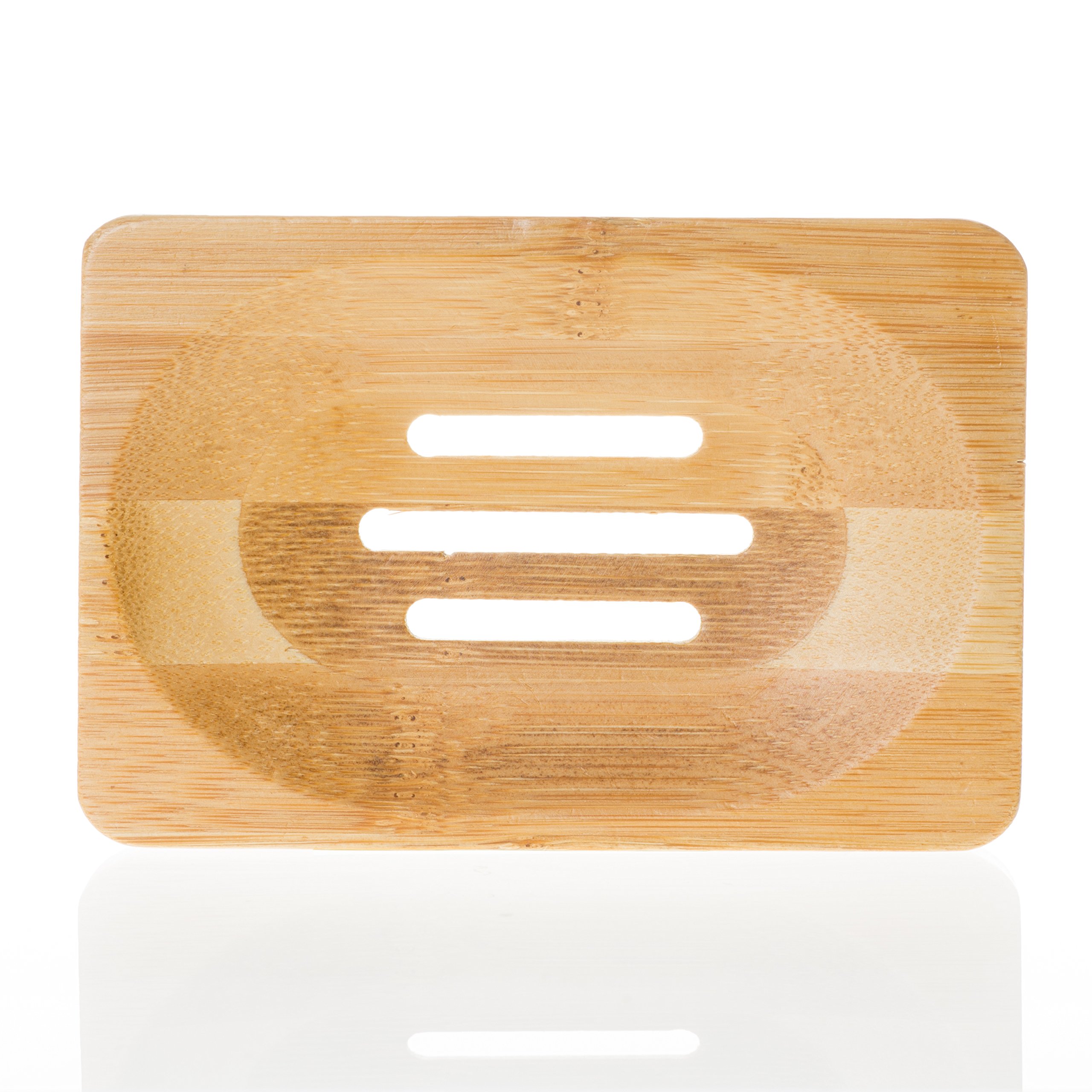 Aira Bamboo Soap Dish. Soap Holder for Shower, Counter, Sink, Bathroom