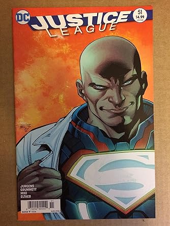 Amazon Com Justice League 51 Error Dc Variant 2016 Comic Book