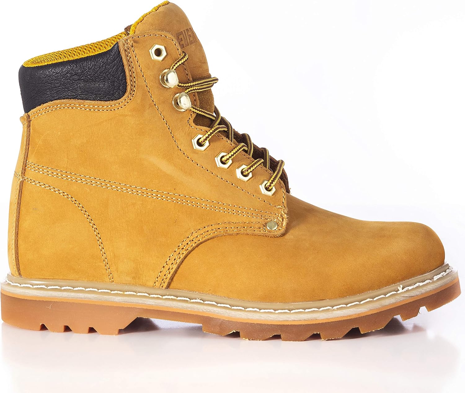  | EVER BOOTS "Tank Men's Soft Toe Oil Full Grain Leather Work Boots Construction Rubber Sole | Industrial & Construction Boots