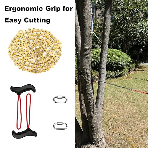 High Limb Rope Saw 53" Kit - Dual-Sided Chain Saw For Tree Cutting, No ...