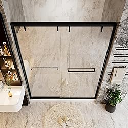 56-60 in. W x 76 in. H Double Sliding Shower