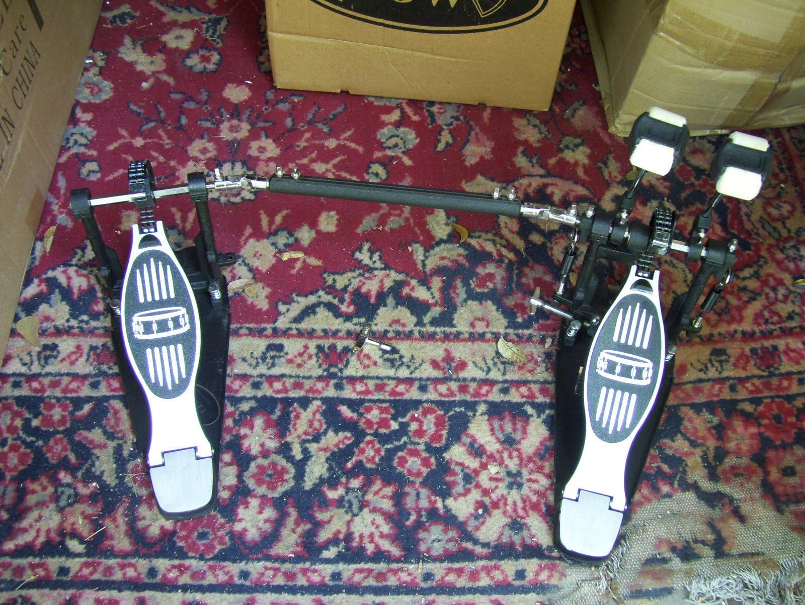Bass drum double pedal, New