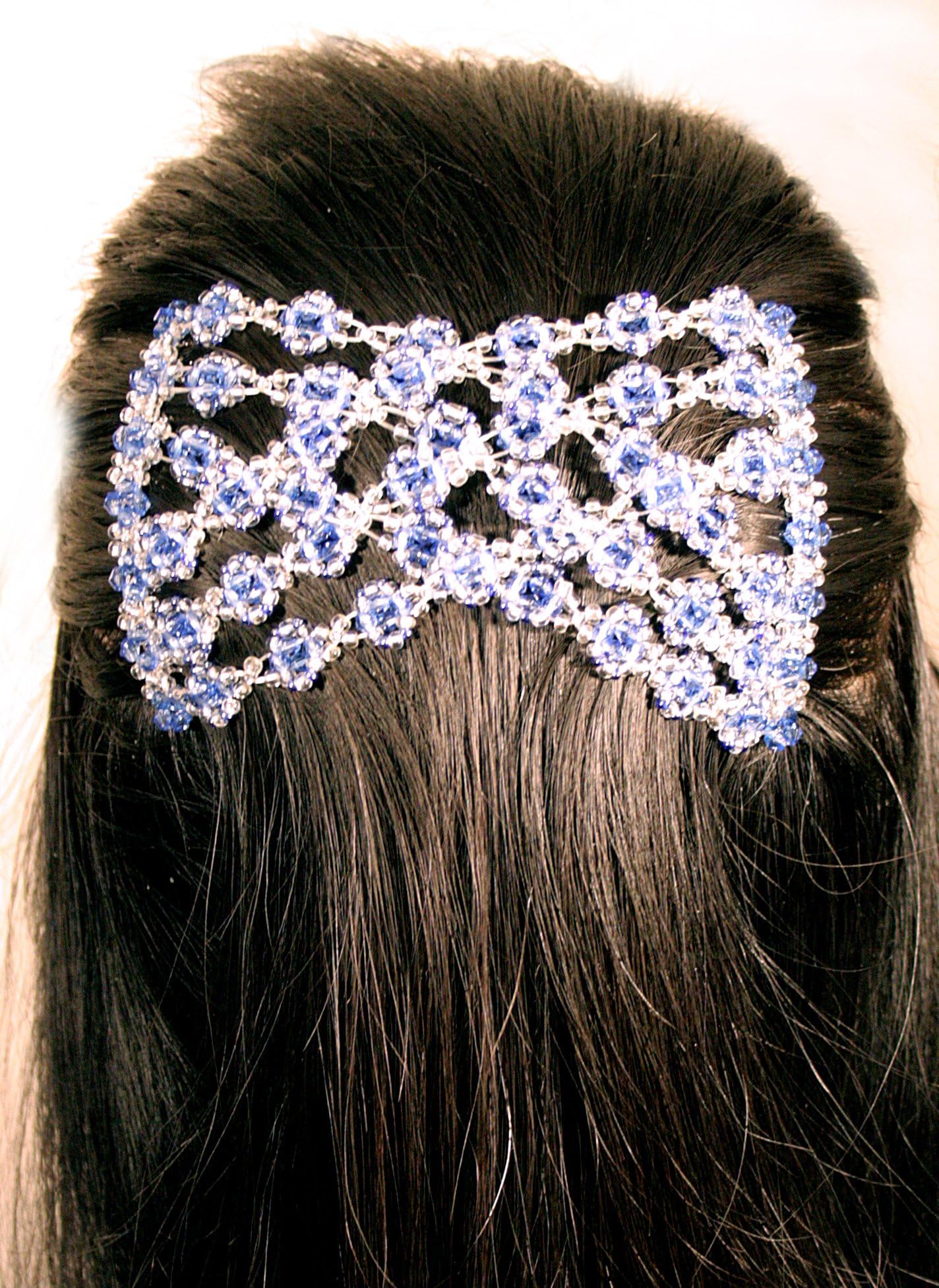 Mebella Women Magic Hair Clips Stretchy EZ double comb Different hair styles (Sale Offer £ 4.98)(IBlu)
