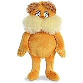 Aurora® Whimsical Dr. Seuss™ The Lorax Stuffed Animal - Officially Licensed Plush for Imaginative Play - Perfect for Kids and Adults - Orange 11 Inches