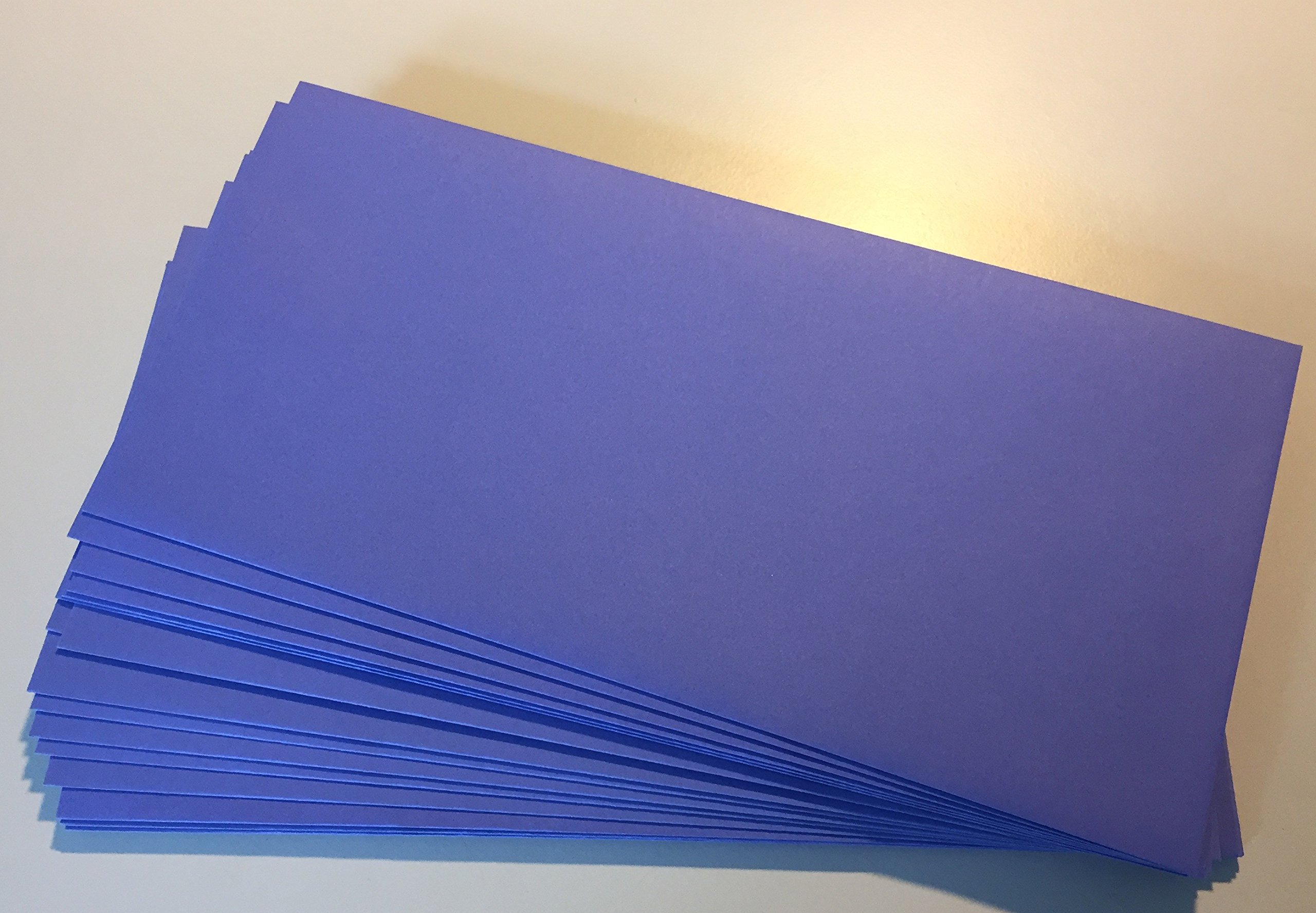 50 Purple Envelopes, Violet, Elco, 229 x 114 mm Peel and Seal, 100 g/m²