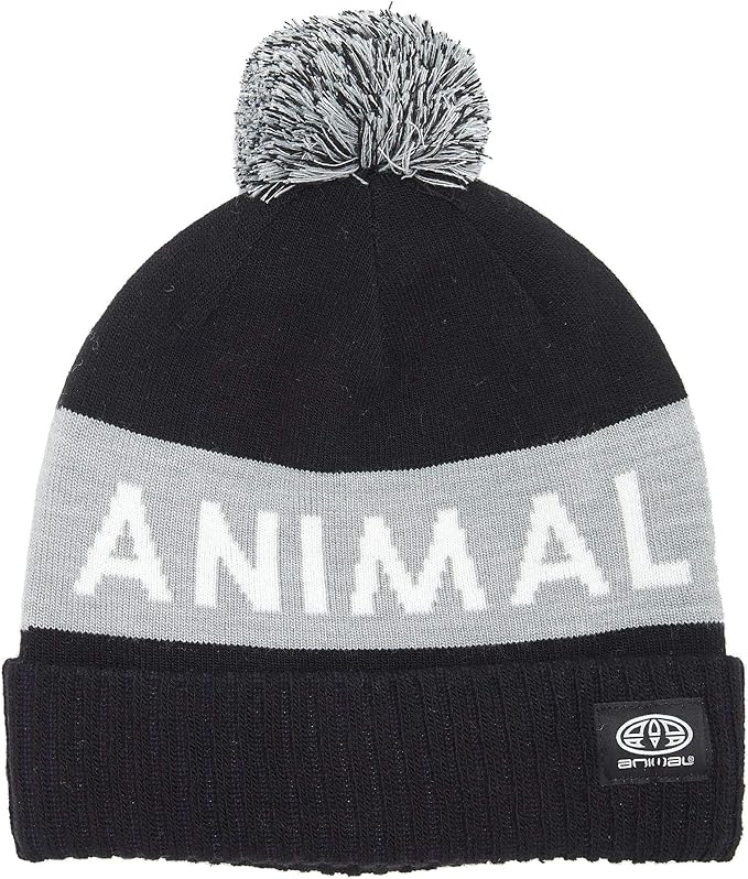 boys black beanie hat