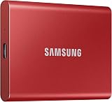 Samsung T7 Portable SSD 500GB USB 3.2 Gen2 Red MU-PC500R/WW
