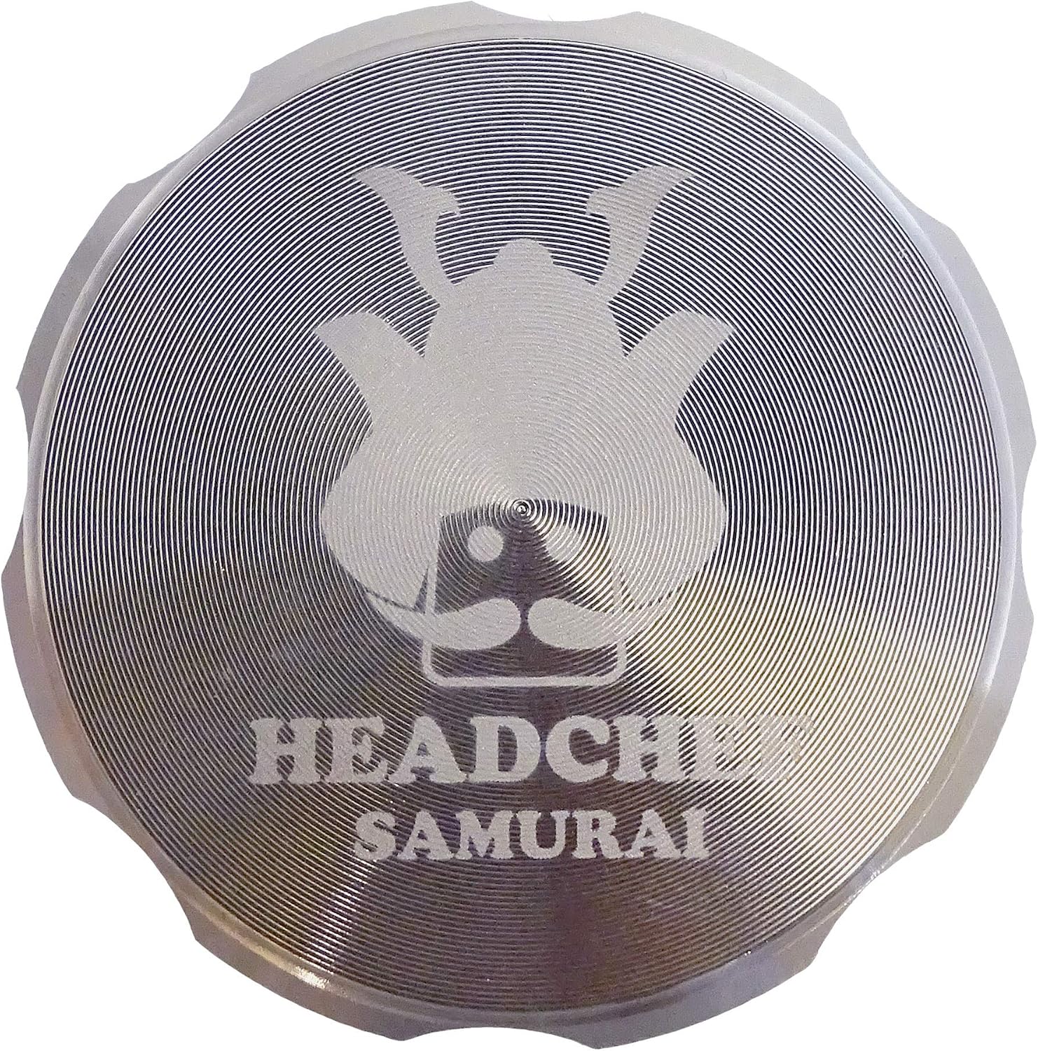 Headchef Samurai Metal Herb Grinder with Sifter Scraper , 55mm, Silver - Image 4