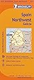 Michelin Spain Northwest, Galicia Map, Michelin Travel Publications