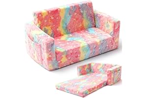 nimboo Toddler Couch Bed - Kids Sofa, Baby Couch, Toddler Sofa Bed, Toddler Couches That Fold Out Girl, Kids Fold Out Couch, Kid Sofa Lounge Chair