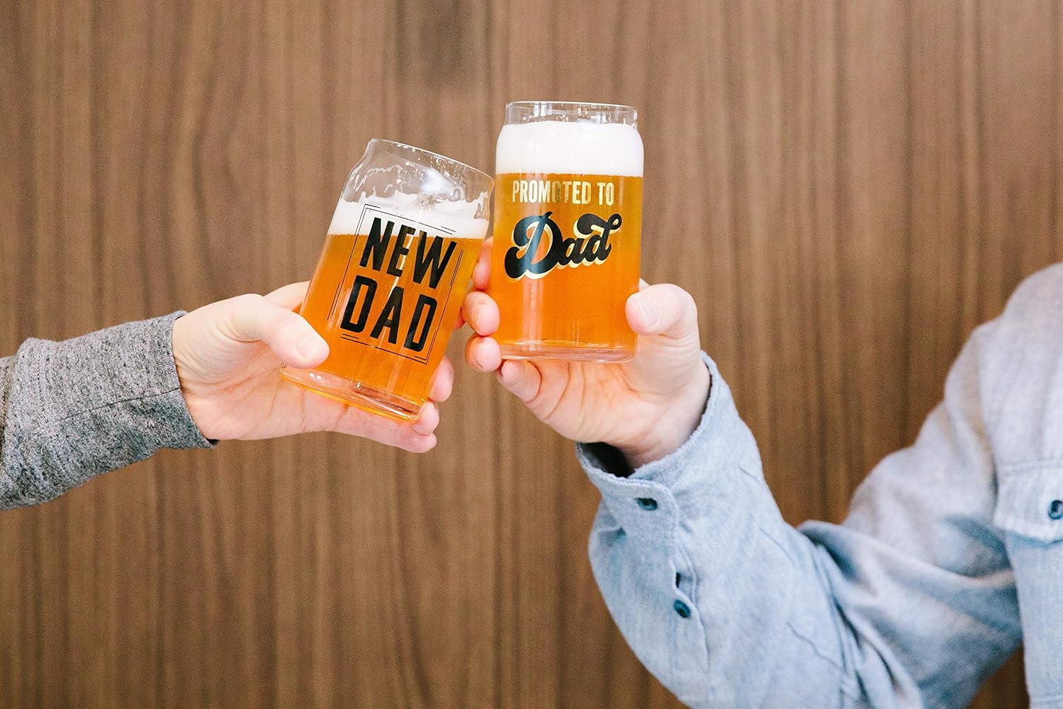 Pearhead New Dad Beer Glass, New Dads or Father’s Day Gift, Fatherhood Pint Glass, Novelty Bar Accessory, 16oz - Image 3