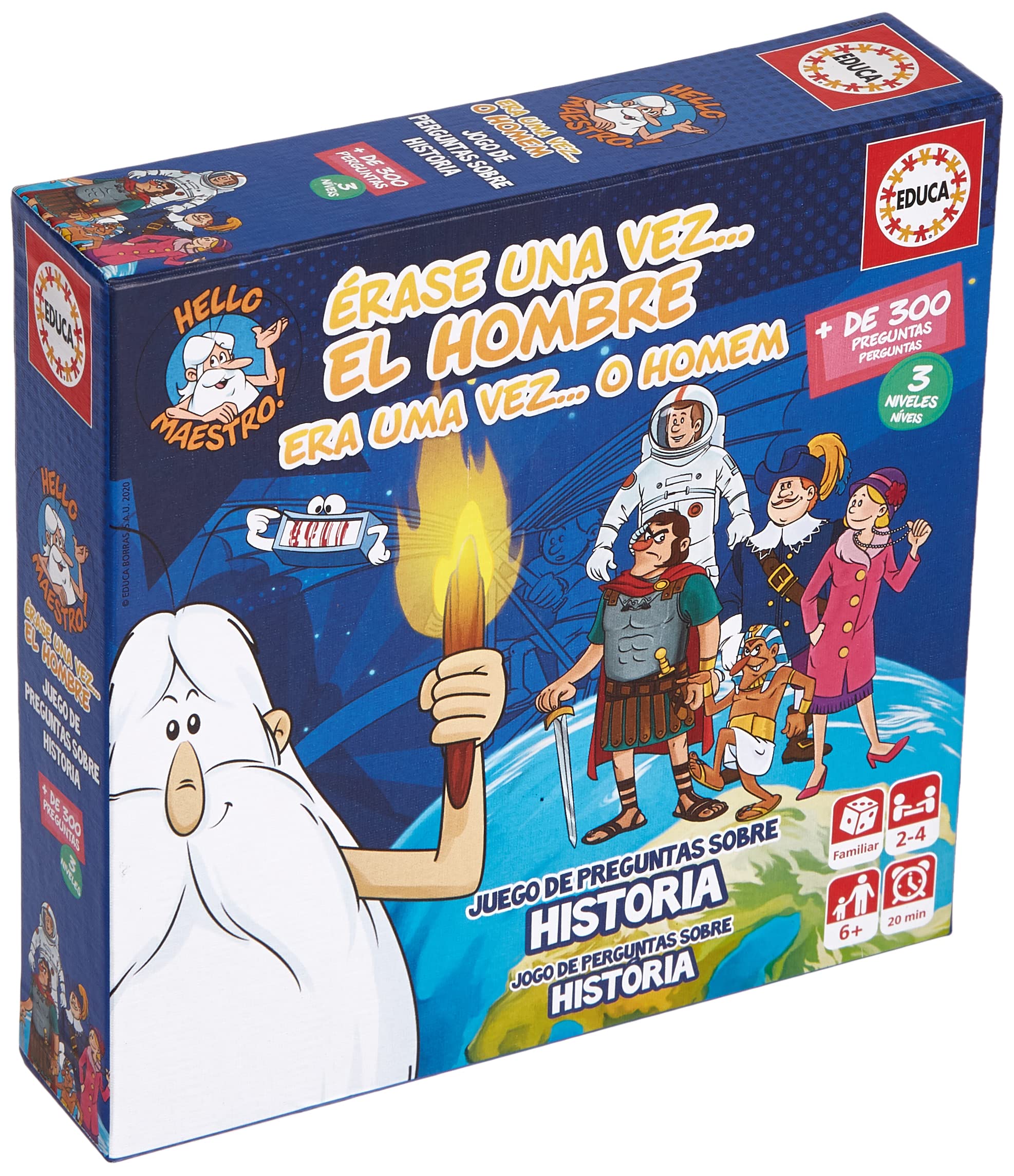 Educa Spiel es war EIN mal Der Mann 18856