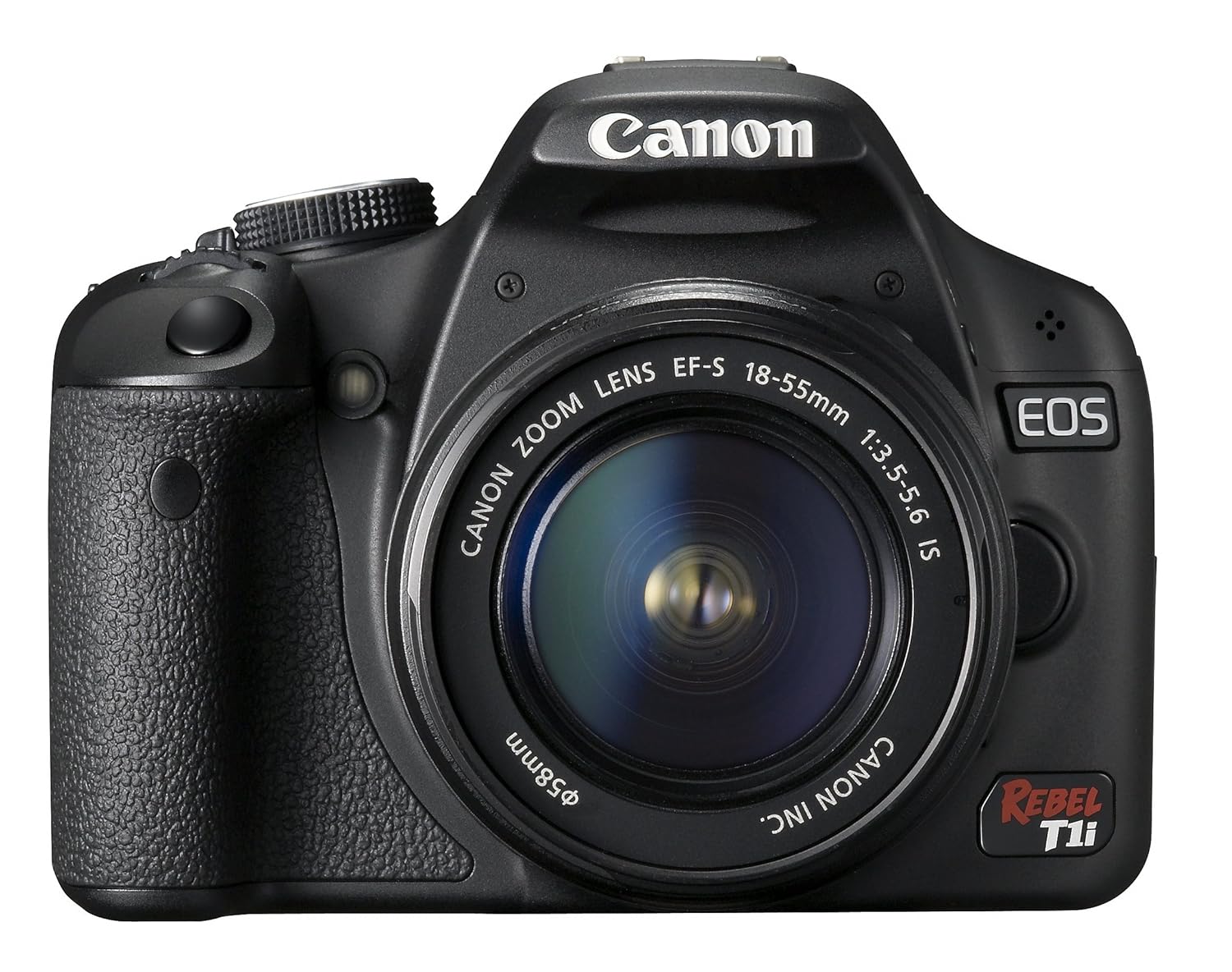 Amazon.com : Canon EOS Rebel T1i 15.1 MP CMOS Digital SLR Camera with  3-Inch LCD and EF-S 18-55mm f/3.5-5.6 IS Lens : Canon Xti : Camera & Photo