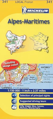 Download Michelin Map France: Alpes-maritimes 341 PDF