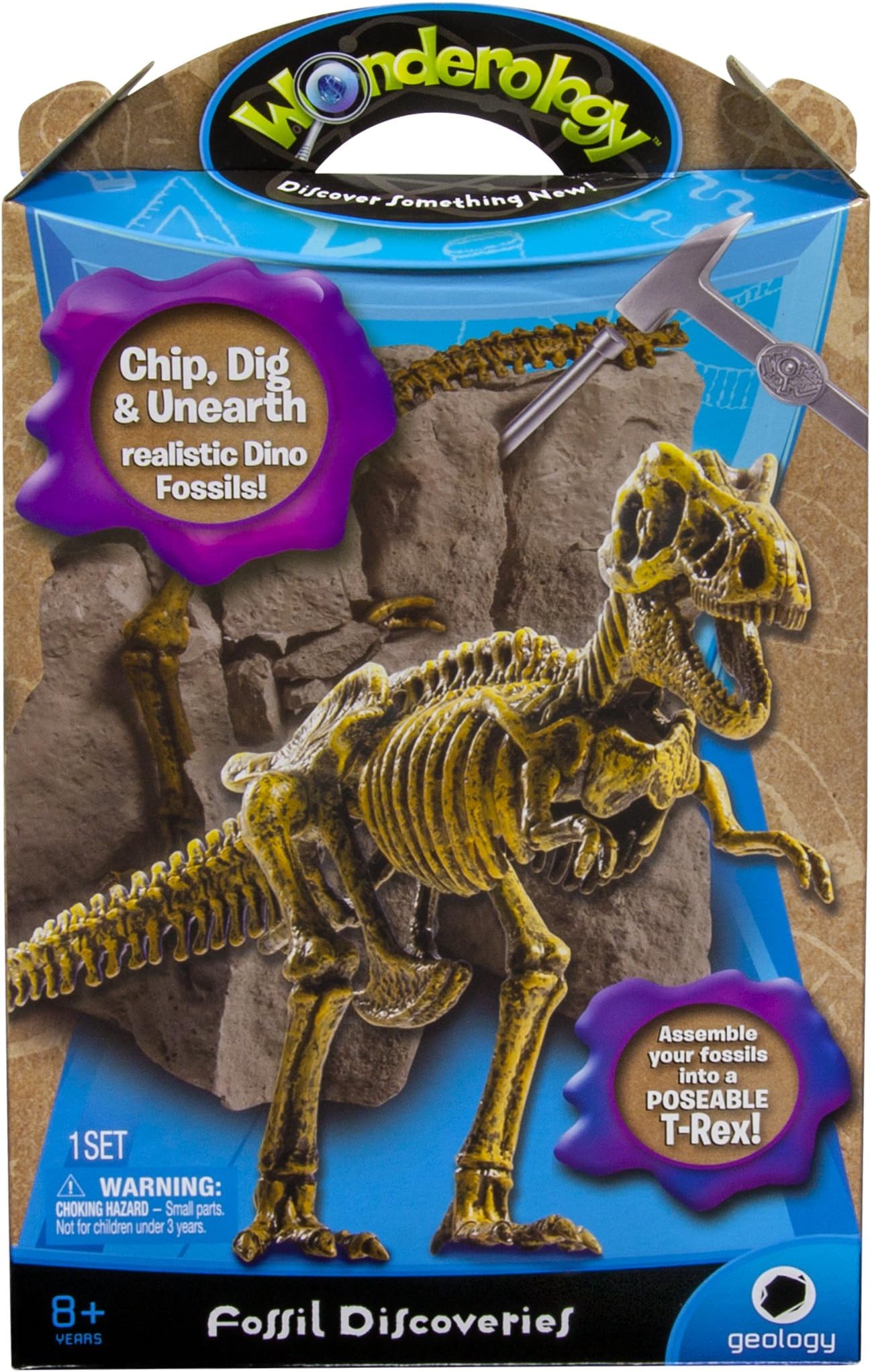 Science - 6023084 - Wonderology Toy - Science Kit - Dinosaur Discoveries T-Rex - Tyrannosaurus Rex - Unearth Fossil