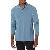 Vince Mens Garment Dye L/S PoloPolo Shirt