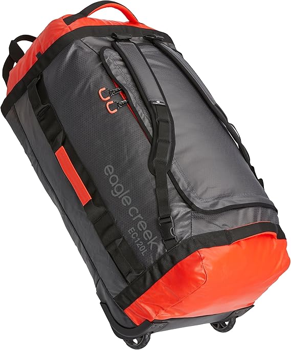 Eagle Creek Cargo Hauler Rolling Duffel 120lExtra Large, Flame/Asphalt