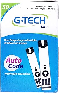 Tiras Reagentes G-Tech Lite (Caixa com 50 Unidades), G-Tech