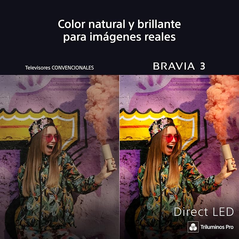 Sony BRAVIA 3, Direct LED TV 75 polegadas, X-Balanced Speaker, Dolby Vision/Atmos, Google TV 2025, Apple AirPlay 2, Eco Dashboard 2, Game Menu 2, Smart TV, K75S32BP, 75", Bravia 3