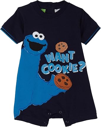 cookie monster romper