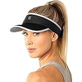 SAAKA Sport Visor for Women. Sweat‑Wicking Visor for Running, Pickleball, Tennis & Golf. Lightweight & Adjustable Fit