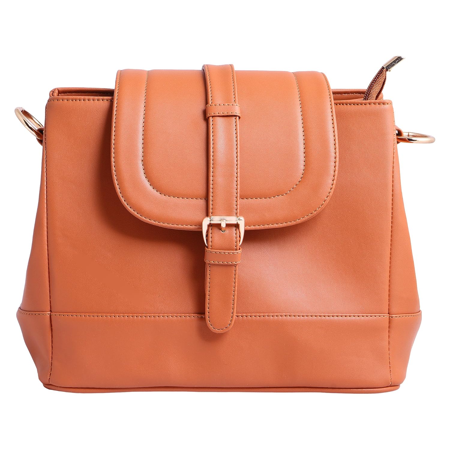 women marks women's pu handbag, 6x9-inch(orange)