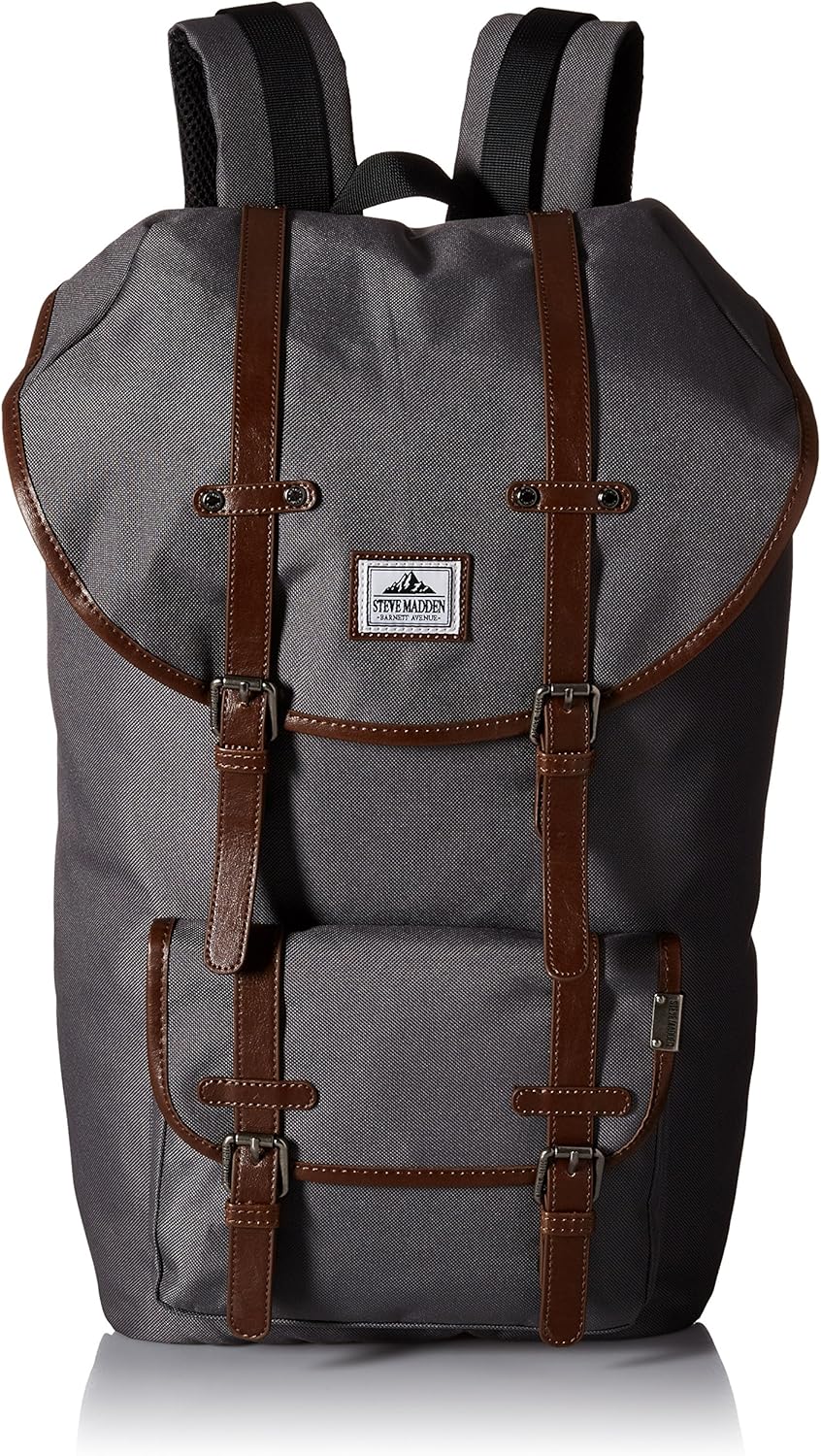 Steve Madden Men's Utility Backpack, Grey, One Size