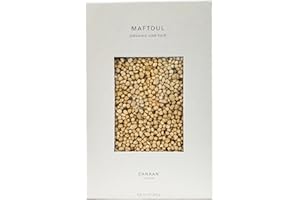 CANAAN FAIR TRADE Organic Hand Rolled Sun Dried Maftoul Couscous, Fair Trade Certified, Cracked, 250 gram (Pack of 3)