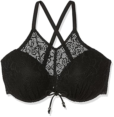 Pour Moi? Damen Bikinioberteil Puerto Rico High Neck Padded Underwired Top