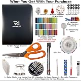 Elite Range Professional Sewing Kit Portable Case Includes Full Size Scissors view 2