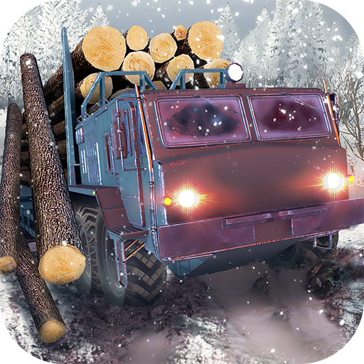 Logging Truck: Sawmill Off-Road Trucks Driving Simulator - Winter Cargo Transport Simulator - Thumbnail 6