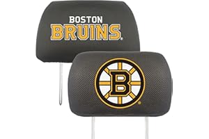 Fanmats NHL Boston Bruins Polyester Head Rest Cover
