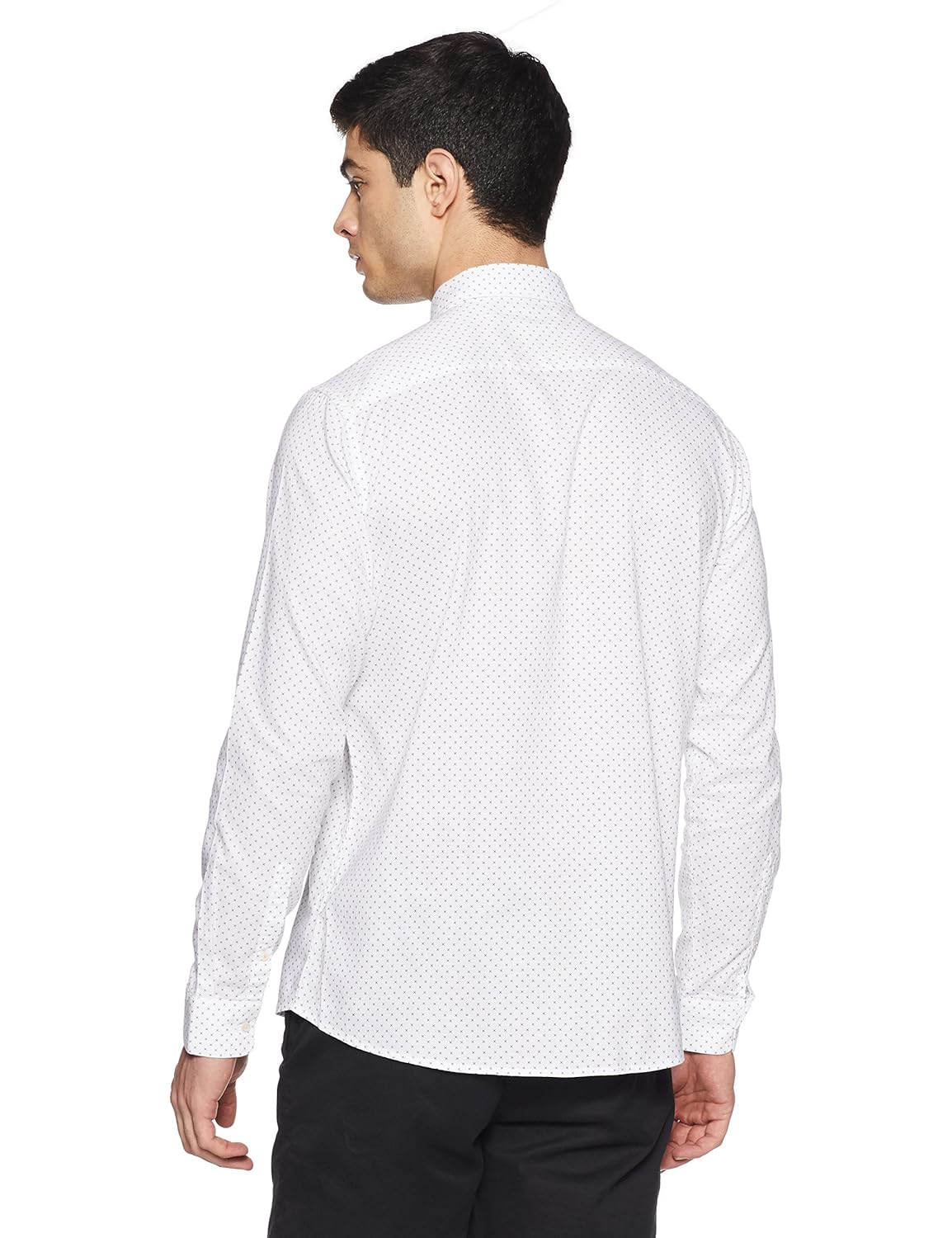 van heusen sport men's printed slim fit casual shirt