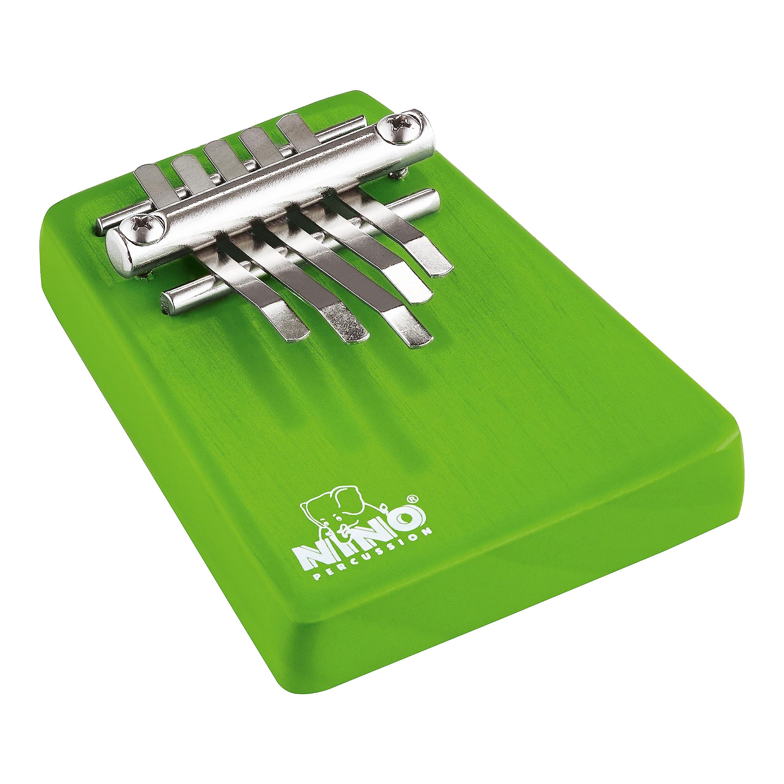 Nino Percussion Wood Kalimba Green, Small - g#'''/f'/ f''/c''' (NINO963GR)