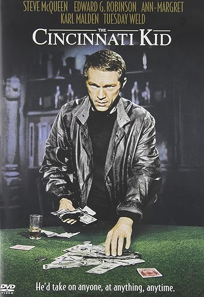 Amazon Com The Cincinnati Kid Steve Mcqueen Edward G Robinson Ann Margret Karl Malden Tuesday Weld Joan Blondell Rip Torn Jack Weston Cab Calloway Jeff Corey Theo Marcuse Milton Seltzer Karl Swenson Emile Genest