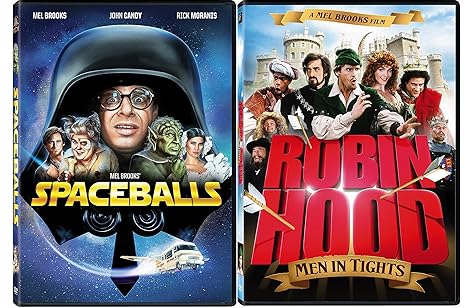 Amazon Com Mel Brooks Comedy Bundle Spaceballs Robin Hood Men In Rights 2 Dvd Set Rick Moranis John Candy Cary Elwea Richard Lewis Dave Chappelle Mel Brooks Movies Tv