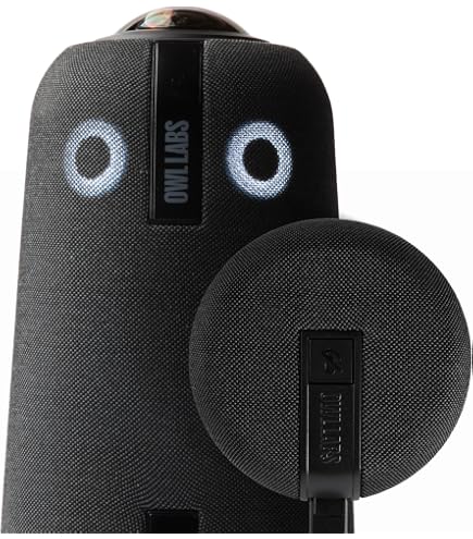 Amazon.com: Owl Labs Meeting Owl 3 y micrófono de expansión para