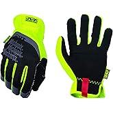 Mechanix Wear: FastFit E5 Work Gloves (Medium, Black/Fluorescent Yellow)