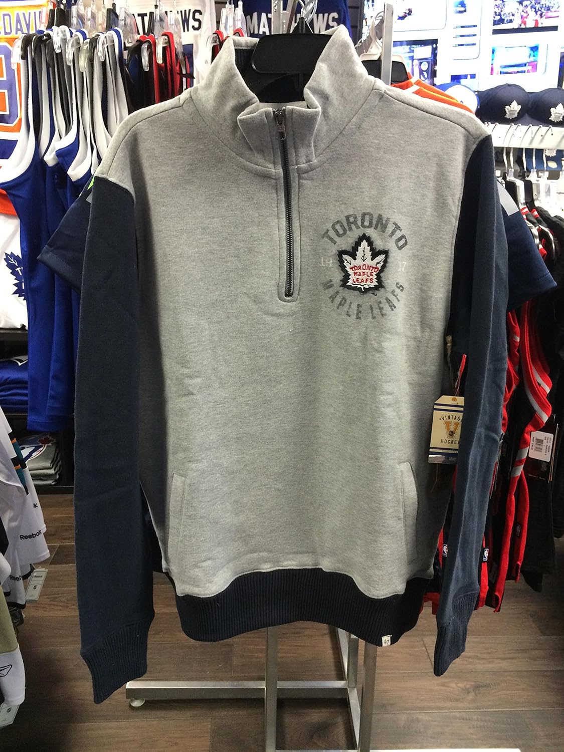 Toronto Maple Leafs 1/4 Zip Sweatshirt