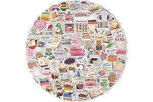 Benresive 300 Pcs Book Stickers for Kindle, Bookish Stickers for Adults, Reading Stickers for Kindle Case, Kindle Accessories Kids, Book Lover Stickers, Sticker Book Themed Stickers Accessories